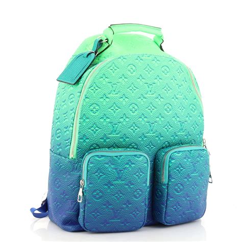 dark blue louis vuitton bag|blue louis vuitton backpack.